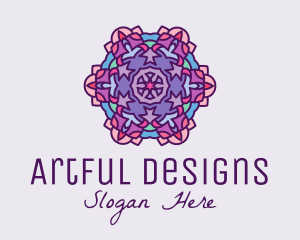 Mandala Meditation Decor  logo design