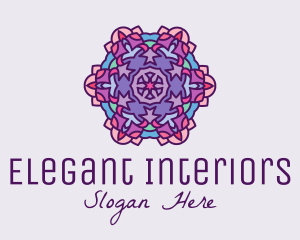 Mandala Meditation Decor  logo design