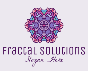 Fractal - Mandala Meditation Decor logo design