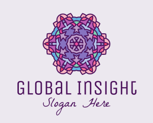 Kaleidoscope - Mandala Meditation Decor logo design