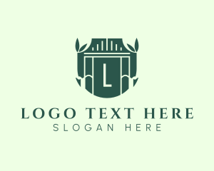 Shield - Leaf Shield Brand logo design
