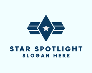 Star Diamond Wings logo design