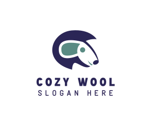 Wool - Goat Livestock Farm logo design