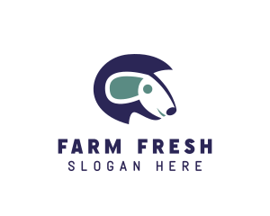 Goat Livestock Farm logo design