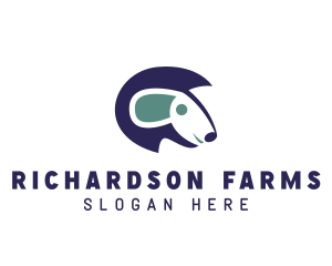 Goat Livestock Farm logo design