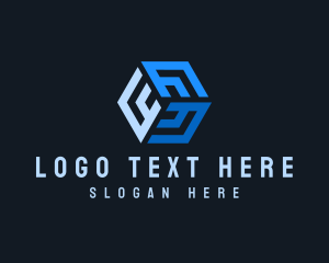 Innovative - Tech Business Cube logo design