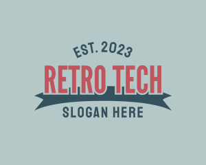 Retro Generic Banner logo design