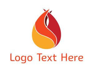 Burner - Hot Flame Claw logo design