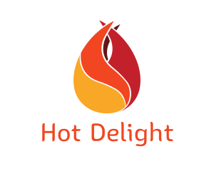 Hot Flame Claw logo design