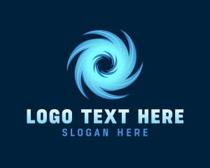 Twister - Vortex Wind Air logo design