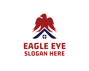 American Eagle House logo design