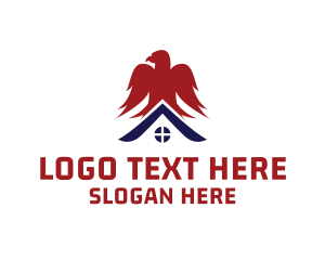 Exterior - American Eagle House logo design