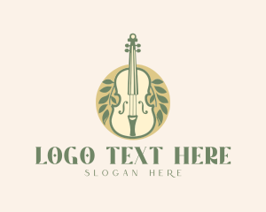 Orchestra - Orchestra Violin Music logo design