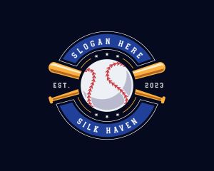 Baseball Ball Emblem logo design