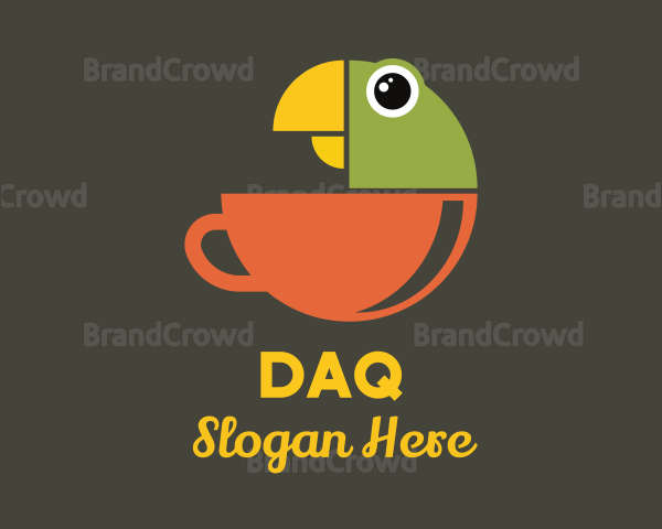 Parrot Tea Cup Logo