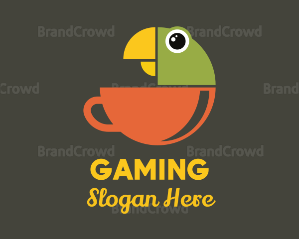 Parrot Tea Cup Logo