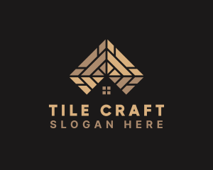 House Floor Tile  logo design