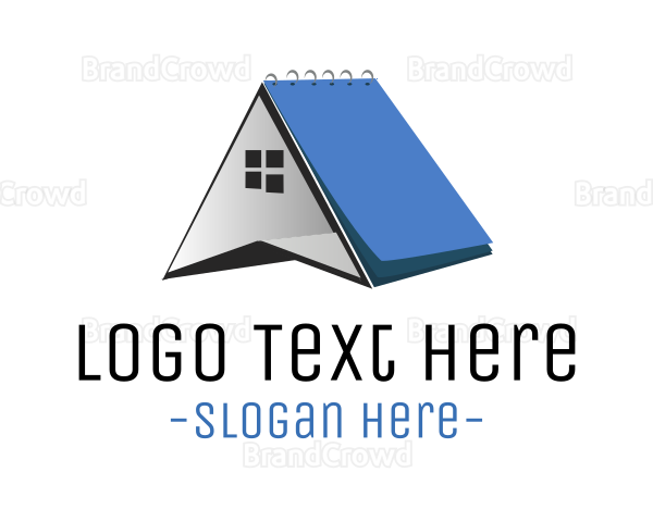 Notebook House Real Estate Logo