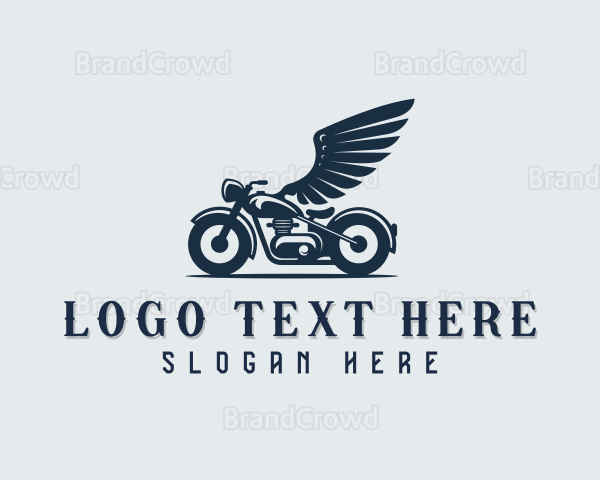 Motorbike Vehicle Rider Logo