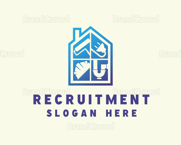 House Repair Handyman Logo