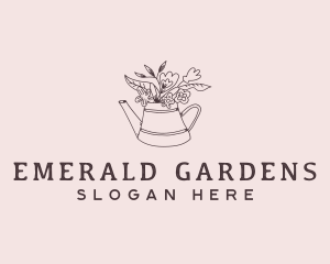 Botanical Floral Landscaping logo design