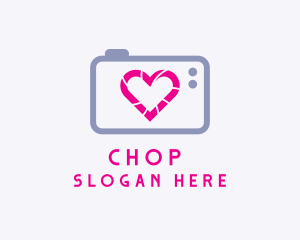 Video - Camera Shutter Love logo design