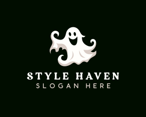 Spirit - Haunted Halloween Ghost logo design