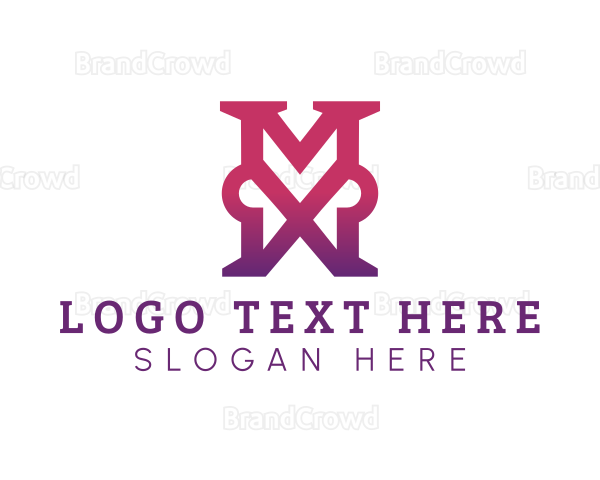 Masculine Serif Business Logo