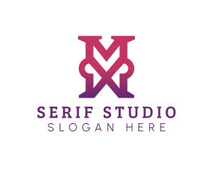 Serif - Masculine Serif Business logo design