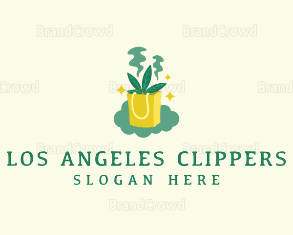 Weed Paper Bag Logo
