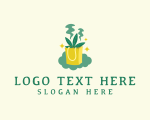 Weed Paper Bag Logo