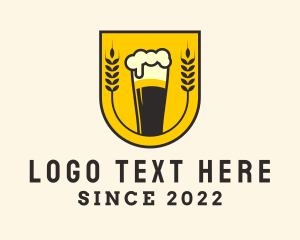 Wheat Malt Beer Bar Logo