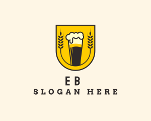 Wheat Malt Beer Bar Logo