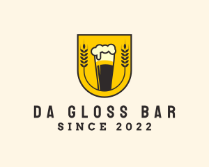 Wheat Malt Beer Bar logo design