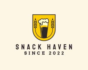 Wheat Malt Beer Bar logo design