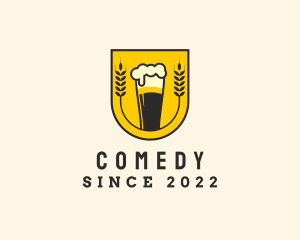Beer Company - Wheat Malt Beer Bar logo design