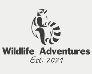 Wild Lemur Animal logo design