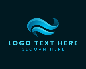 Hydro Water Wave logo design