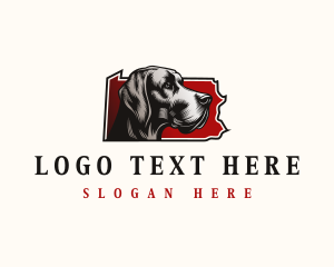 Dog Canine Pennsylvania logo design