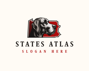 Dog Canine Pennsylvania logo design