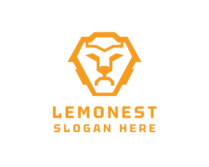 Lion - Modern Robotic Lion logo design