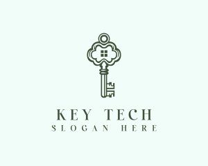 Real Estate Key logo design