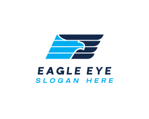 Aviation Eagle Wings logo design