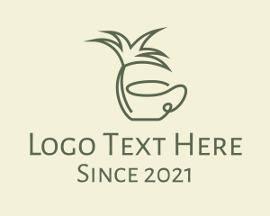 Fresh - Palm Tree Cafe logo design