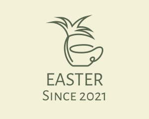 Juice Bar - Palm Tree Cafe logo design