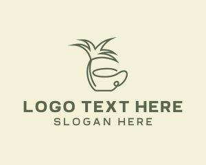 Coffee Bean - Palm Tree Cafe logo design