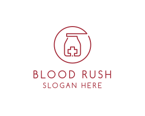 Medical Blood Donation logo design