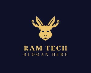 Ram - Wild Ram Goat logo design