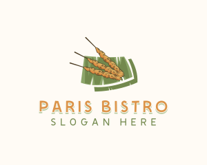 Satay Grill Skewer logo design