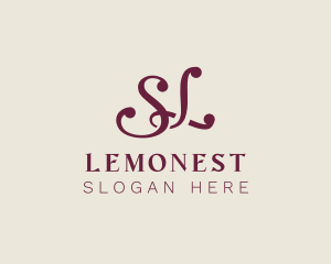 Digital Agency - Luxury Beauty Startup Letter SL logo design